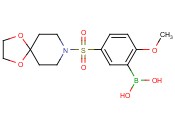 (5-(1,4-dioxa-8-azaspiro[4.5]decan-8-ylsulfonyl)-2-methoxyphenyl)boronic acid
