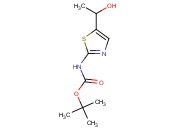 <span class='lighter'>tert-butyl</span> N-[5-(1-hydroxyethyl)-<span class='lighter'>1,3-thiazol-2-yl</span>]<span class='lighter'>carbamate</span>