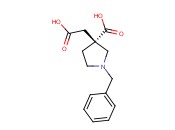 (3R)-3-(2-hydroxy-2-oxoethyl)-1-(phenylmethyl)pyrrolidine-3-carboxylic acid