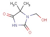 1-<span class='lighter'>hydroxymethyl</span>-5,5-dimethyl hydantoin