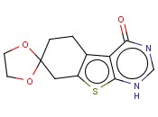 SPIRO[[1]BENZOTHIENO[2,3-D]PYRIMIDINE-7(4H),2'-[1,3]DIOXOLAN]-4-ONE, 1,5,6,8-TETRAHYDRO-