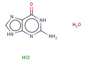 鸟嘌呤<span class='lighter'>盐酸盐</span>水合物