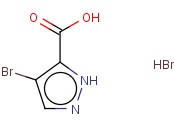 4-BROMO-1H-PYRAZOLE-5-CARBOXYLIC ACID <span class='lighter'>HYDROBROMIDE</span>