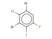 3-CHLORO-2,4-DIBROMO-6-<span class='lighter'>FLUOROIODOBENZENE</span>