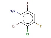 3-CHLORO-2,6-<span class='lighter'>DIBROMO</span>-4-FLUOROANILINE