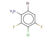 <span class='lighter'>6-BROMO-3-CHLORO-2,4-DIFLUOROANILINE</span>