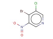 4-BROMO-3-<span class='lighter'>CHLORO-5-NITROPYRIDINE</span>