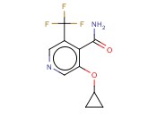 3-CYCLOPROPOXY-5-(TRIFLUOROMETHYL)<span class='lighter'>ISONICOTINAMIDE</span>
