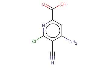 4-AMINO-6-CHLORO-5-<span class='lighter'>CYANOPYRIDINE</span>-2-CARBOXYLIC ACID
