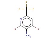 3-<span class='lighter'>AMINO-2,4</span>-DIBROMO-6-(TRIFLUOROMETHYL)PYRIDINE