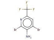 3-AMINO-<span class='lighter'>2,4-DIBROMO</span>-6-(TRIFLUOROMETHYL)PYRIDINE