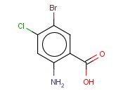 2-氨基-5-<span class='lighter'>溴</span>-4-氯<span class='lighter'>苯甲酸</span>