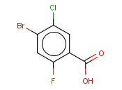 4-BROMO-5-CHLORO-2-<span class='lighter'>FLUOROBENZOIC</span> ACID