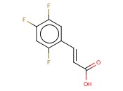 2,4,5-三氟<span class='lighter'>肉桂酸</span>