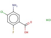 5-<span class='lighter'>氨基</span>-4-氯-2-<span class='lighter'>氟</span><span class='lighter'>苯甲酸</span>盐酸盐