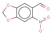 3,4-亚甲基二氧基-6-<span class='lighter'>硝基苯</span><span class='lighter'>甲醛</span>