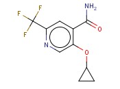 5-CYCLOPROPOXY-2-(TRIFLUOROMETHYL)<span class='lighter'>ISONICOTINAMIDE</span>