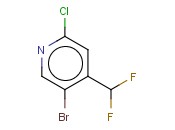 5-BROMO-2-CHLORO-ALPHA,ALPHA-DIFLUORO-4-<span class='lighter'>PICOLINE</span>