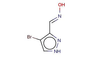 4-BROMO-1H-PYRAZOLE-3-CARBALDEHYDE OXIME