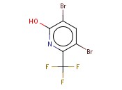 2(1H)-<span class='lighter'>吡啶</span>酮,3,5-二<span class='lighter'>溴</span>-6-(<span class='lighter'>三</span>氟<span class='lighter'>甲基</span>)-