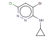 4-BROMO-6-CHLORO-N-CYCLOPROPYLPYRIDAZIN-3-AMINE