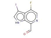 4-FLUORO-3-IODO-1H-PYRROLO[2,3-C]PYRIDINE-7-CARBALDEHYDE