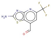2-AMINO-5-(TRIFLUOROMETHYL)-[1,3]THIAZOLO[4,5-B]PYRIDINE-7-CARBALDEHYDE