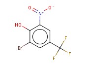 3-BROMO-4-HYDROXY-5-<span class='lighter'>NITROBENZOTRIFLUORIDE</span>