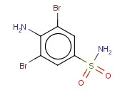4-amino-3,5-dibromobenzenesulfonamide