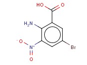 2-胺-5-<span class='lighter'>溴</span>-3-硝<span class='lighter'>苯甲酸</span>
