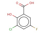 3-CHLORO-5-FLUORO-2-HYDROXY-BENZOIC ACID