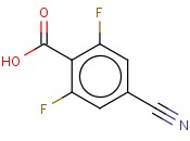 4-<span class='lighter'>CYANO</span>-2,6-DIFLUOROBENZOIC ACID