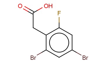 2,4-DIBROMO-6-<span class='lighter'>FLUOROPHENYLACETIC</span> ACID