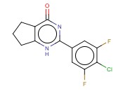 4H-CYCLOPENTAPYRIMIDIN-4-ONE, 2-(4-CHLORO-3,5-DIFLUOROPHENYL)-1,5,6,7-TETRAHYDRO-