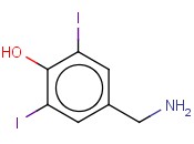 3,5-DIIODO-4-<span class='lighter'>HYDROXYBENZYLAMINE</span>