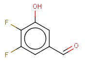 4,5-<span class='lighter'>DIFLUORO</span>-3-HYDROXYBENZALDEHYDE