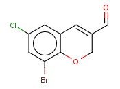 2H-1-<span class='lighter'>苯</span>并吡喃-3-<span class='lighter'>甲醛</span>,8-<span class='lighter'>溴</span>-6-氯-