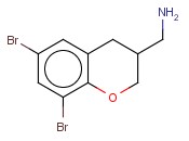 <span class='lighter'>2H-1-</span><span class='lighter'>苯</span><span class='lighter'>并</span><span class='lighter'>吡</span><span class='lighter'>喃</span>-3-<span class='lighter'>甲</span><span class='lighter'>胺</span>,<span class='lighter'>6,8</span>-<span class='lighter'>二</span><span class='lighter'>溴</span>-<span class='lighter'>3,4</span>-<span class='lighter'>二</span><span class='lighter'>氢</span>-