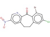 10-BROMO-8-CHLORO-3-NITRO-5H-BENZO[5,6]CYCLOHEPTA[1,2-B]PYRIDIN-11(6H)-ONE