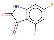 <span class='lighter'>1H-INDOLE-2,3-DIONE</span>, <span class='lighter'>4,6-DIFLUORO-</span>