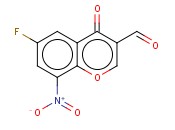 6-氟-8-硝基色酮-3-<span class='lighter'>甲醛</span>