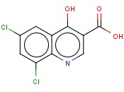 6,<span class='lighter'>8-DICHLORO-4-HYDROXYQUINOLINE-3-CARBOXYLIC</span> ACID