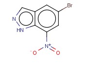 5-BROMO-7-<span class='lighter'>NITRO</span>-1H-INDAZOLE