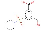 3-(HYDROXYMETHYL)-5-(1-PIPERIDINYLSULFONYL)-BENZOIC ACID