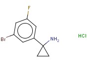 1-(3-BROMO-5-FLUOROPHENYL)CYCLOPROPANAMINE HYDROCHLORIDE