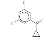 (<span class='lighter'>3-CHLORO-5-FLUOROPHENYL</span>)(<span class='lighter'>CYCLOPROPYL</span>)METHANONE