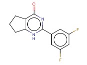 4H-CYCLOPENTAPYRIMIDIN-4-ONE, 2-(3,5-DIFLUOROPHENYL)-1,5,6,7-TETRAHYDRO-