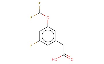 3-(DIFLUOROMETHOXY)-5-<span class='lighter'>FLUOROPHENYLACETIC</span> ACID