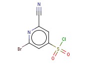 2-BROMO-6-<span class='lighter'>CYANOPYRIDINE</span>-4-SULFONYL CHLORIDE