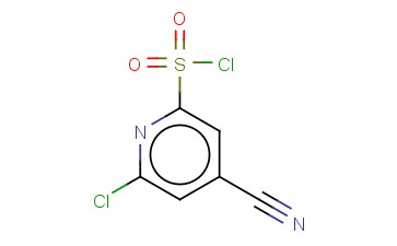 6-CHLORO-4-<span class='lighter'>CYANOPYRIDINE</span>-2-SULFONYL CHLORIDE